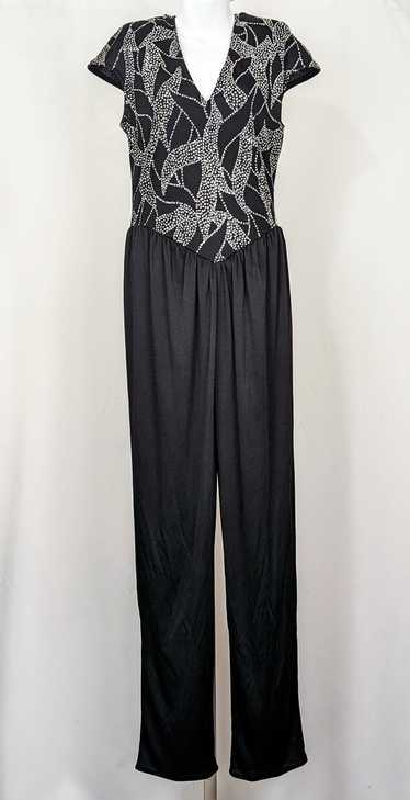 Unbranded Black Silver Embellished Jumpsuit (11/12