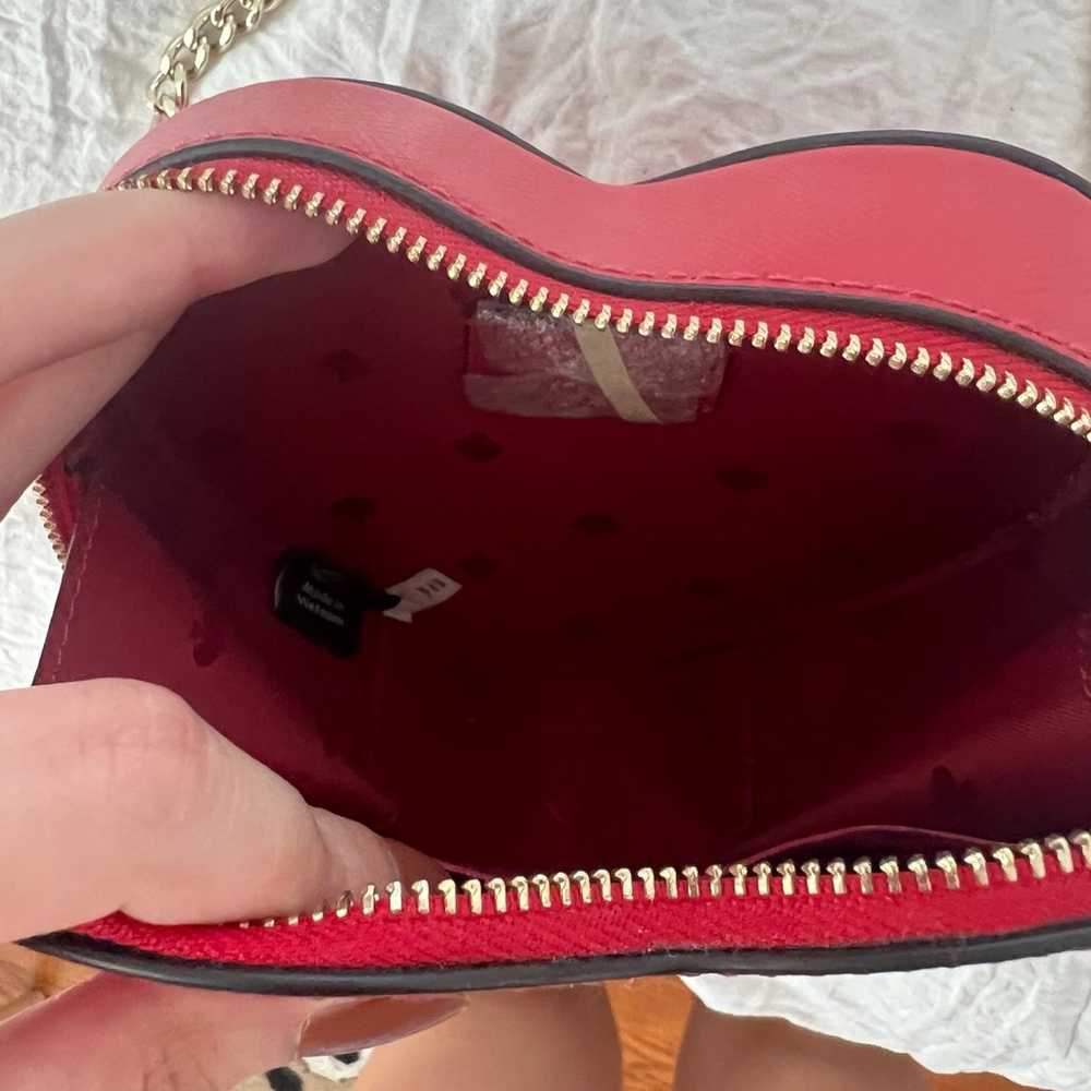 Red Kate Spade heart crossbody bag - image 4