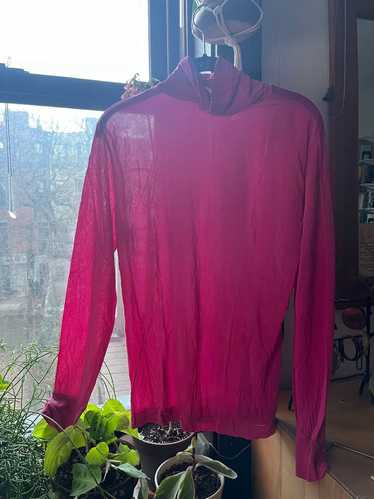 LL BEAN Sheer silk turtleneck (L) | Used,…