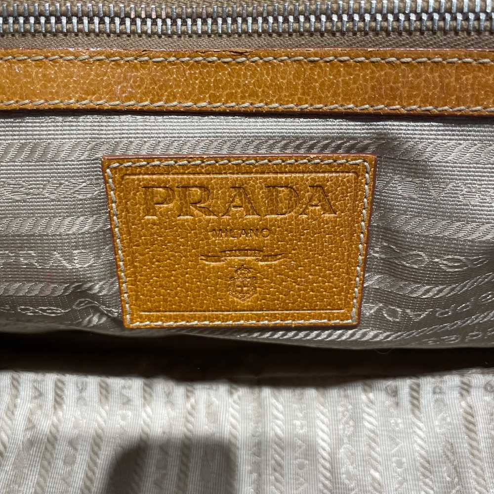 PRADA/Hand Bag/KHK/Rafia Straw - image 5