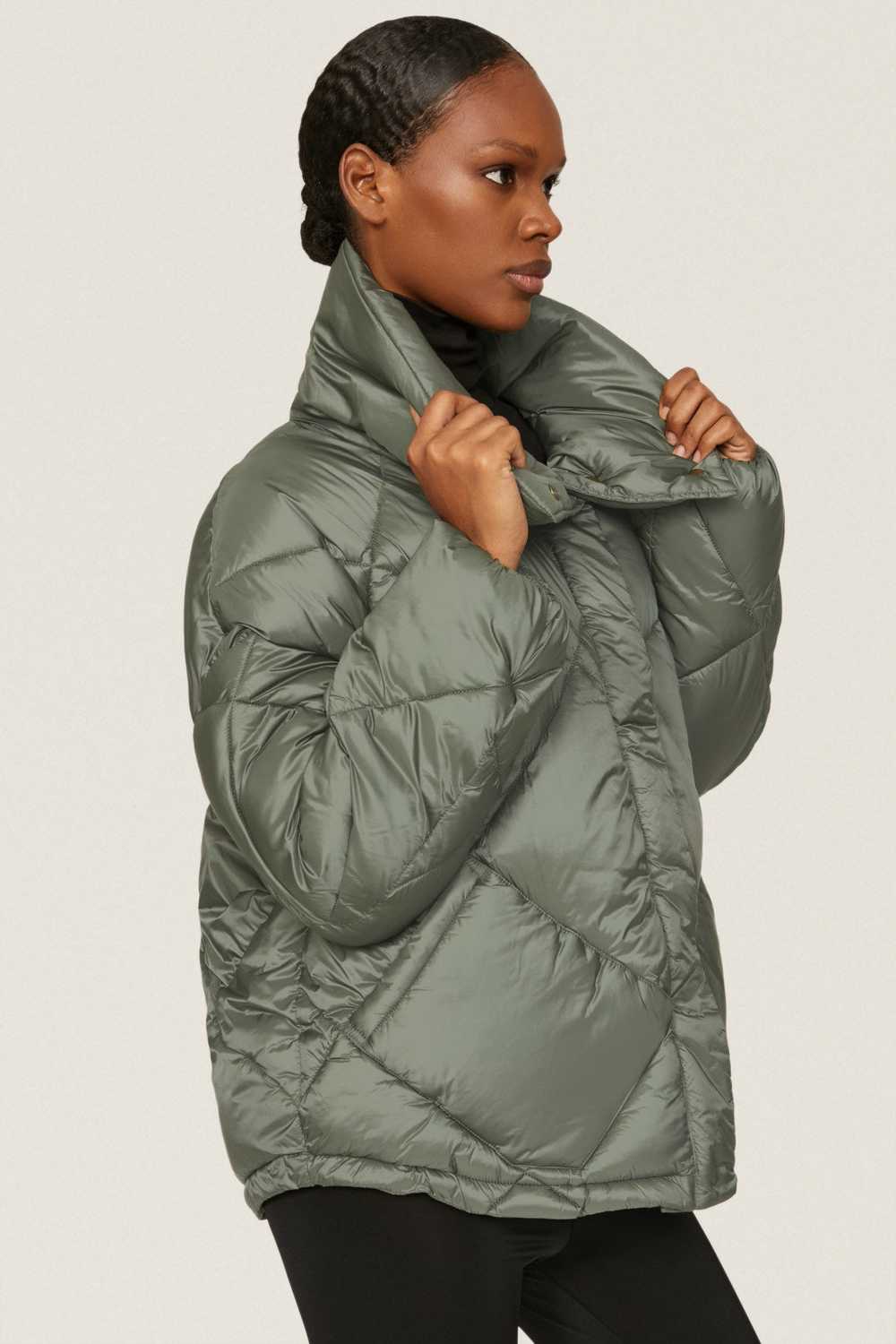 OOF Quilted Puffer Coat - image 2