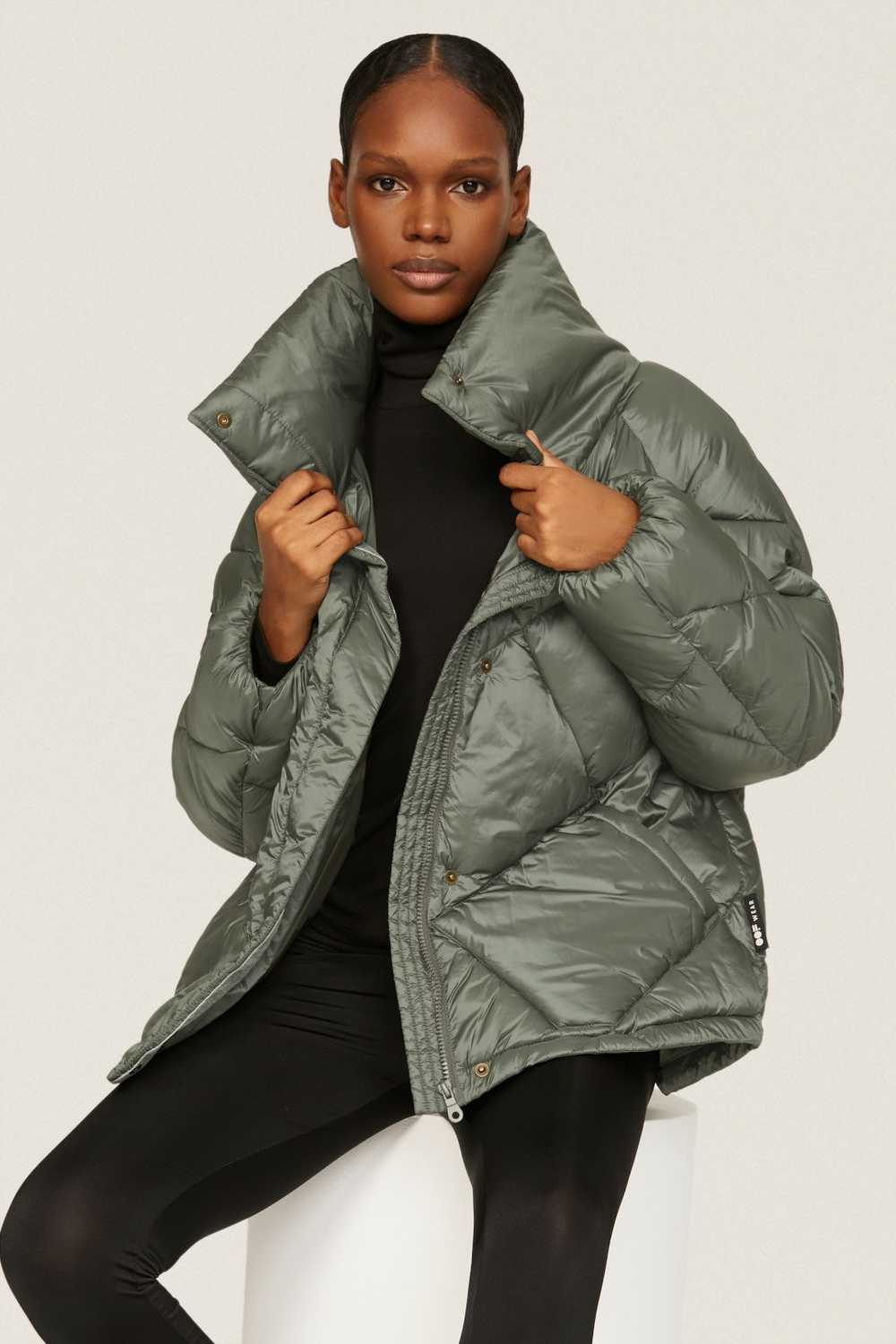 OOF Quilted Puffer Coat - image 4