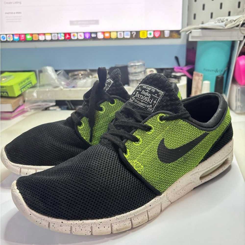 Nike NIKE SB Stefan Janoski Max Black Volt Sneake… - image 3