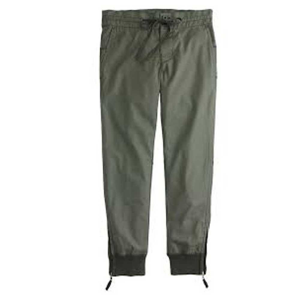 J.Crew J.Crew Coated Cavalry Twill Pants Joggers - image 1