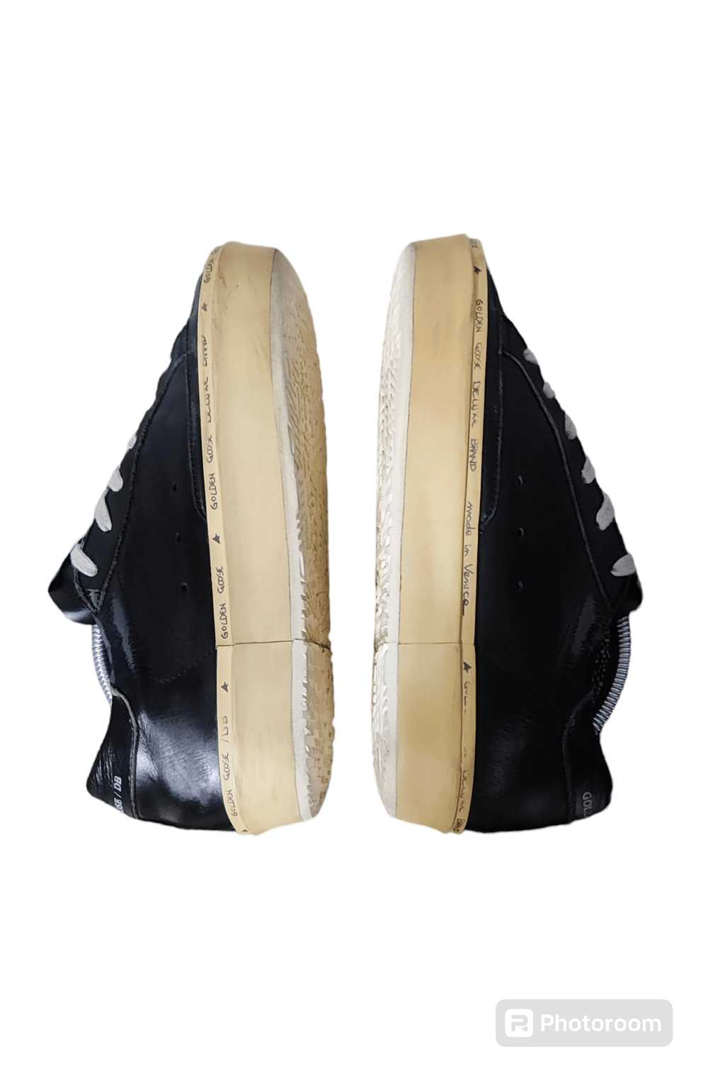 Golden Goose GOLDEN GOOSE HI STAR LEATHER BLACK/G… - image 8