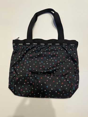 Lesportsac LeSportSac Heart Print Respo Nylon Shou