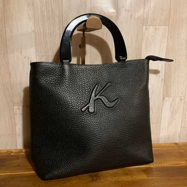 【Excellent Condition】Kitamura genuine leather tote