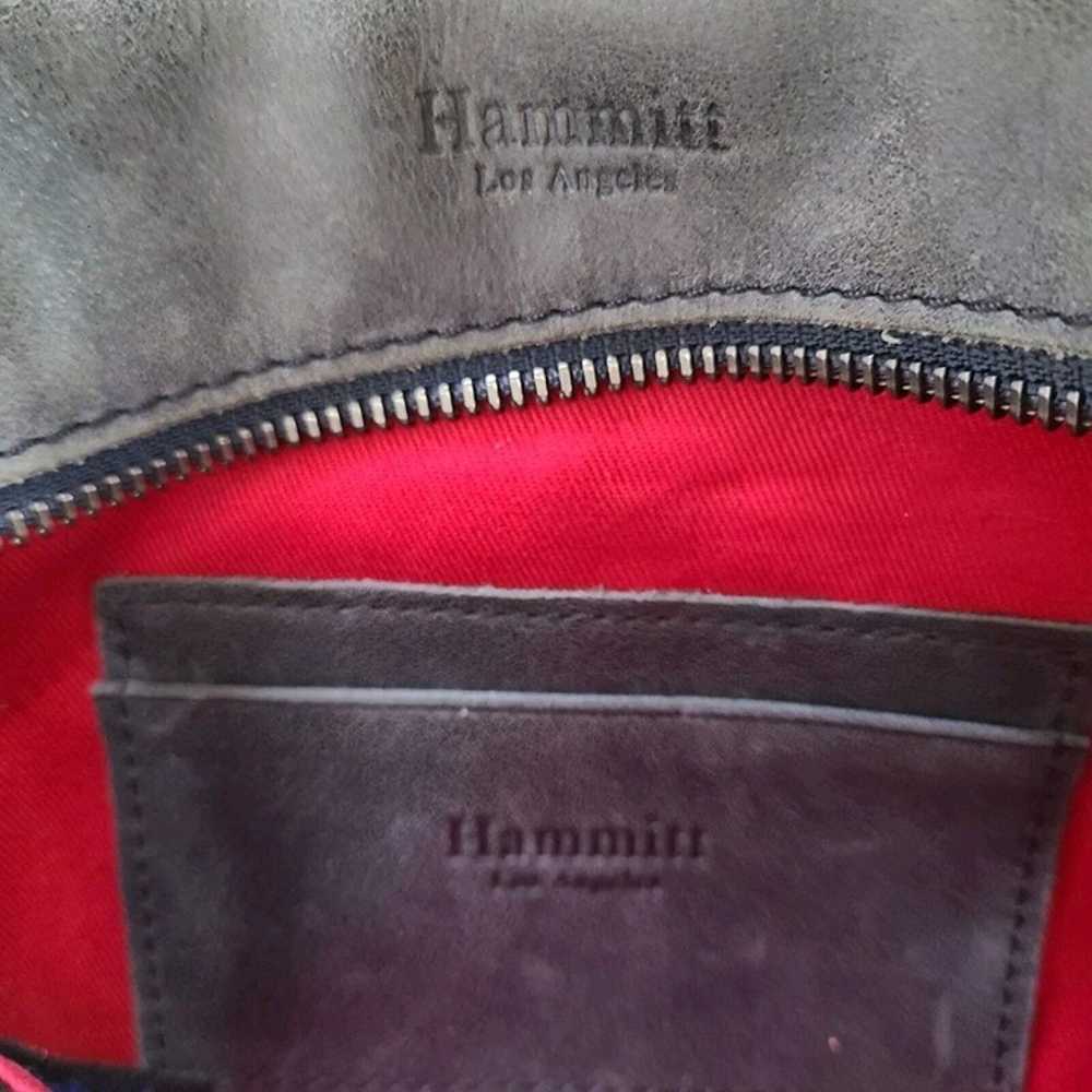 Hammitt Nash Small Navy Brushed Leather Crossbody… - image 3