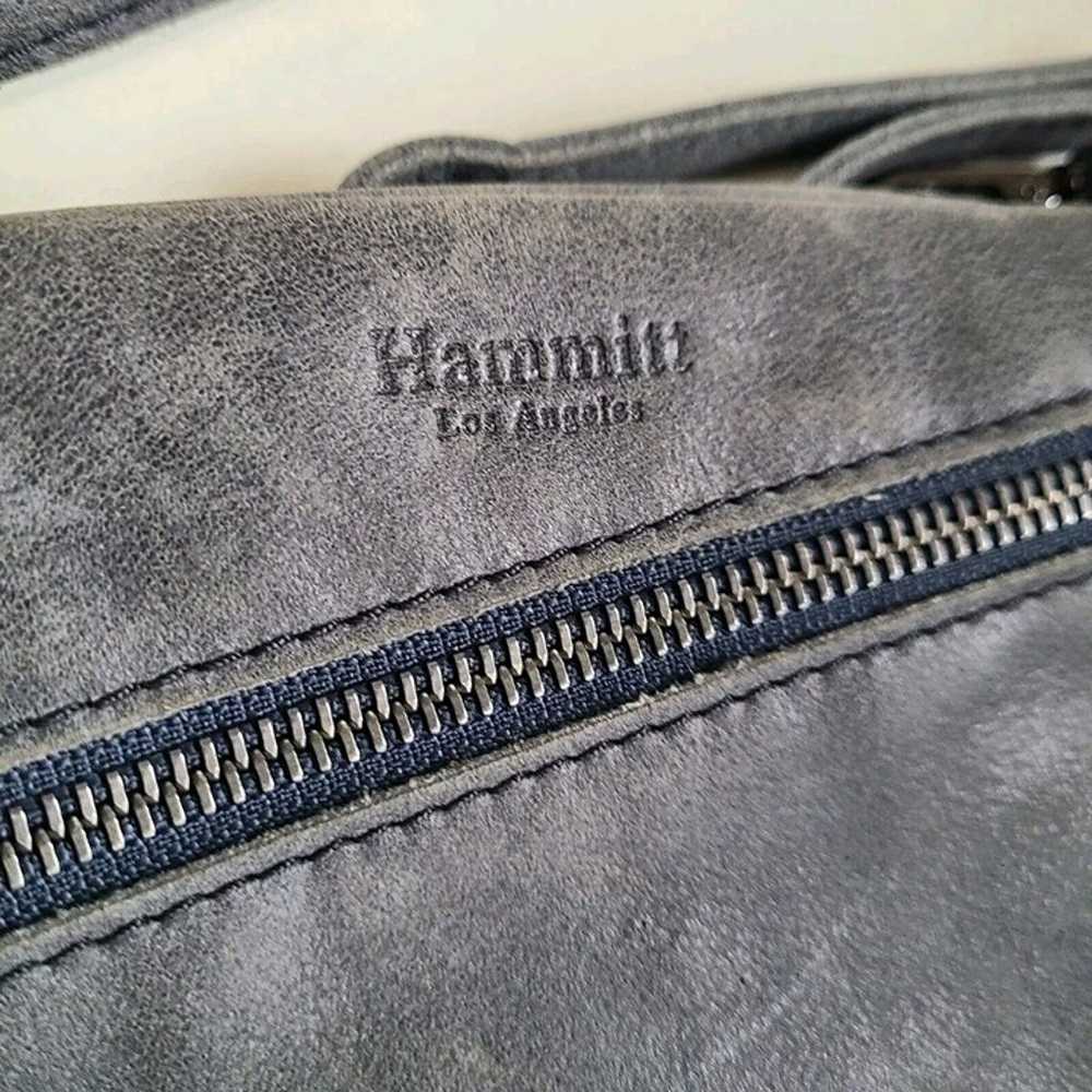 Hammitt Nash Small Navy Brushed Leather Crossbody… - image 7