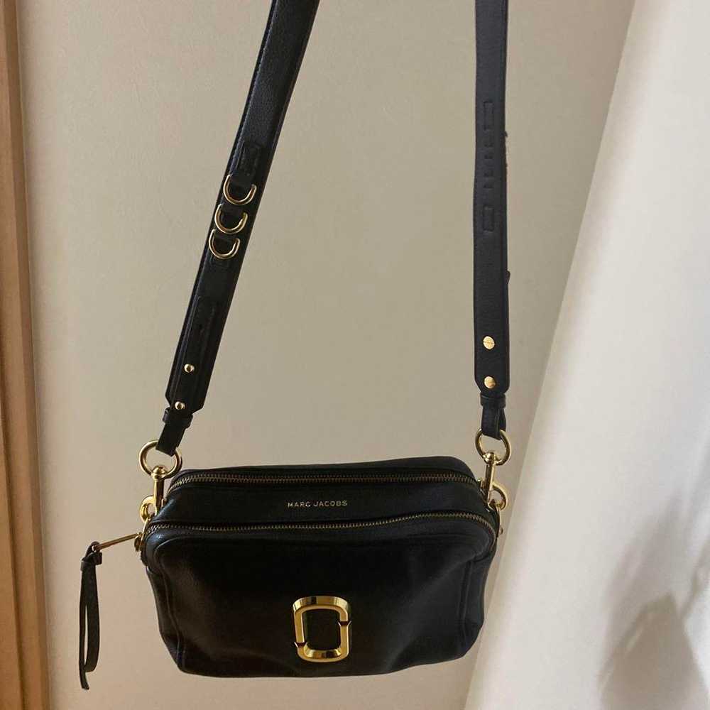 MARC JACOBS Black Leather Shoulder Bag. - image 3