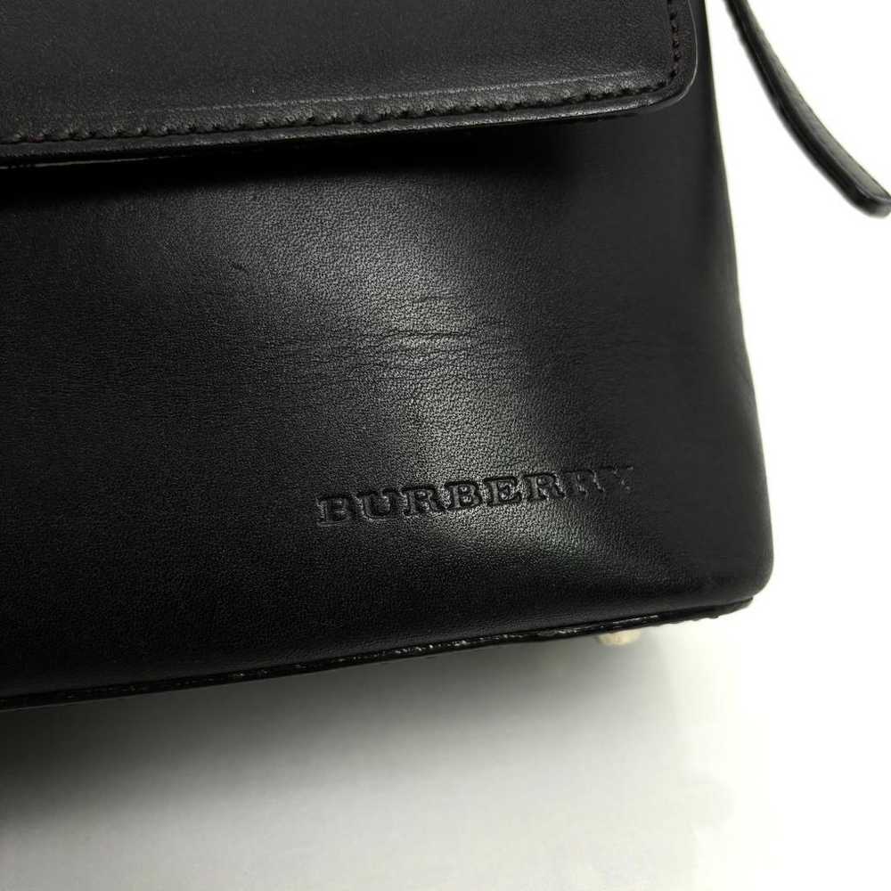 Burberry handbag Nova Check black - image 11