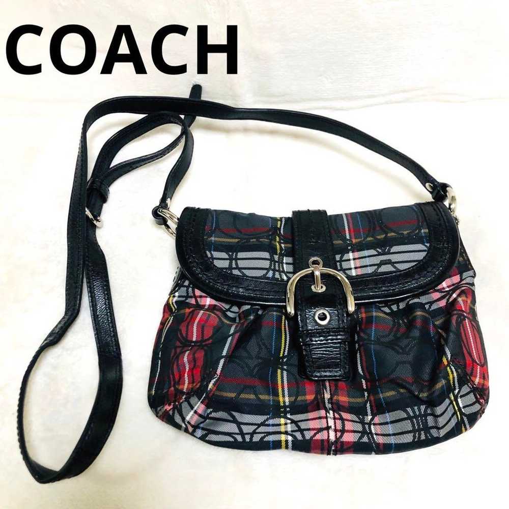 Rare design, authentic COACH Soho shoulder bag in… - image 1