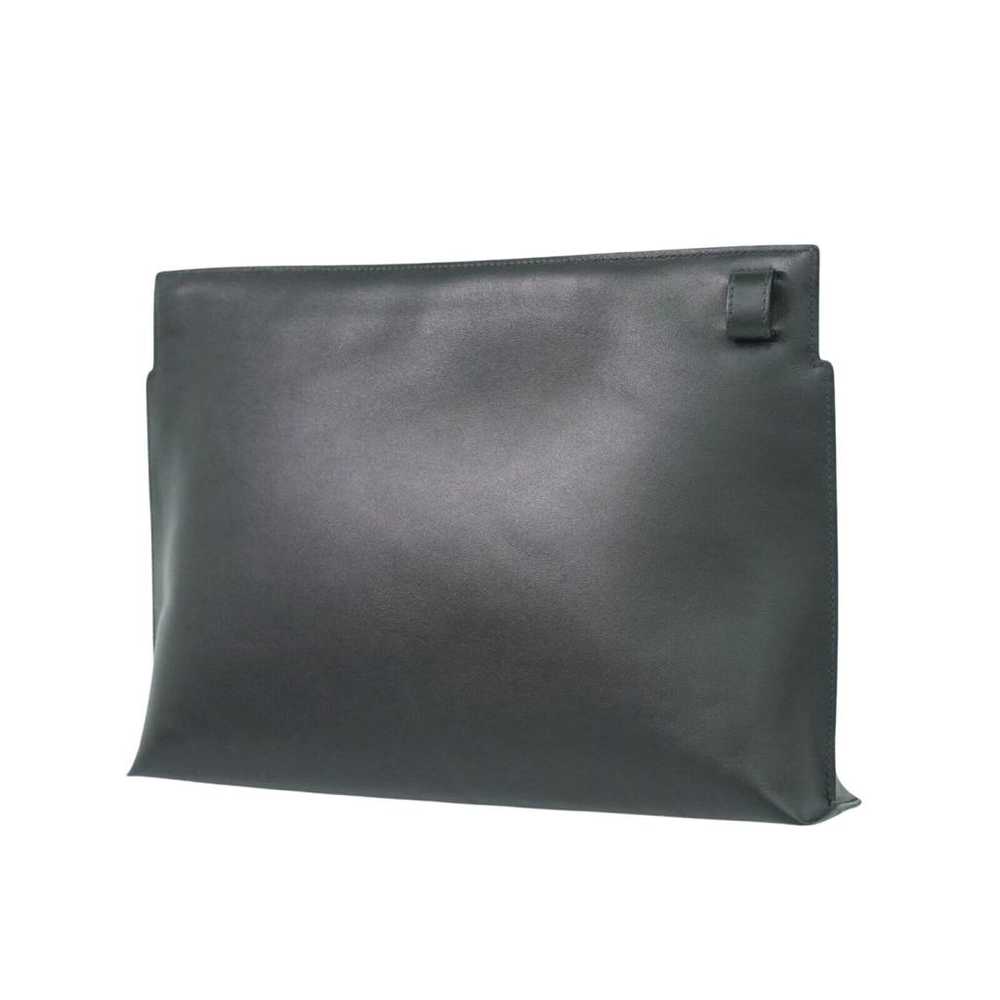 Loewe T Pouch leather clutch bag - image 2