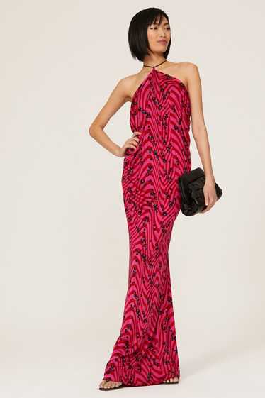 Philosophy di Lorenzo Serafini Pink Halter Gown