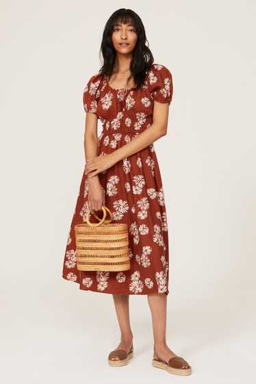 Madewell Smocked Midi Dress