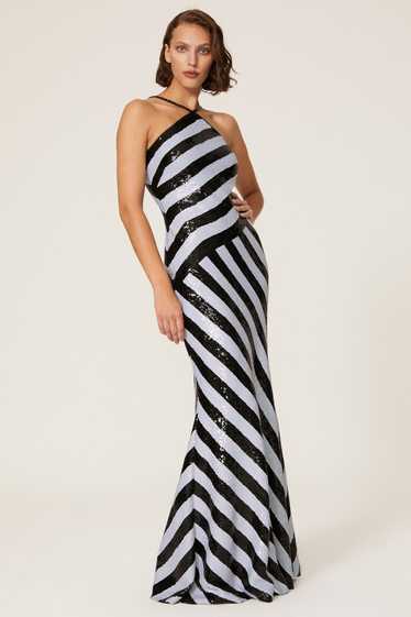 Lauren Ralph Lauren Sequin Stripe Gown