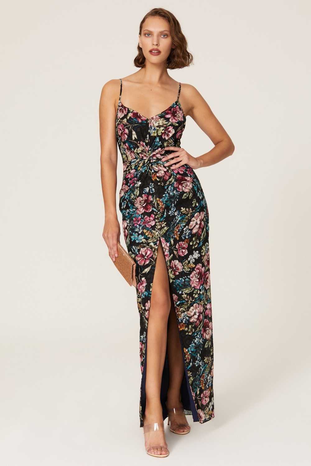 Amanda Uprichard Ellie Floral Gown - image 1