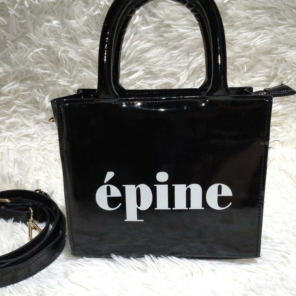 Épinu Épine logo enamel 2way bag shoulder bag. - image 1