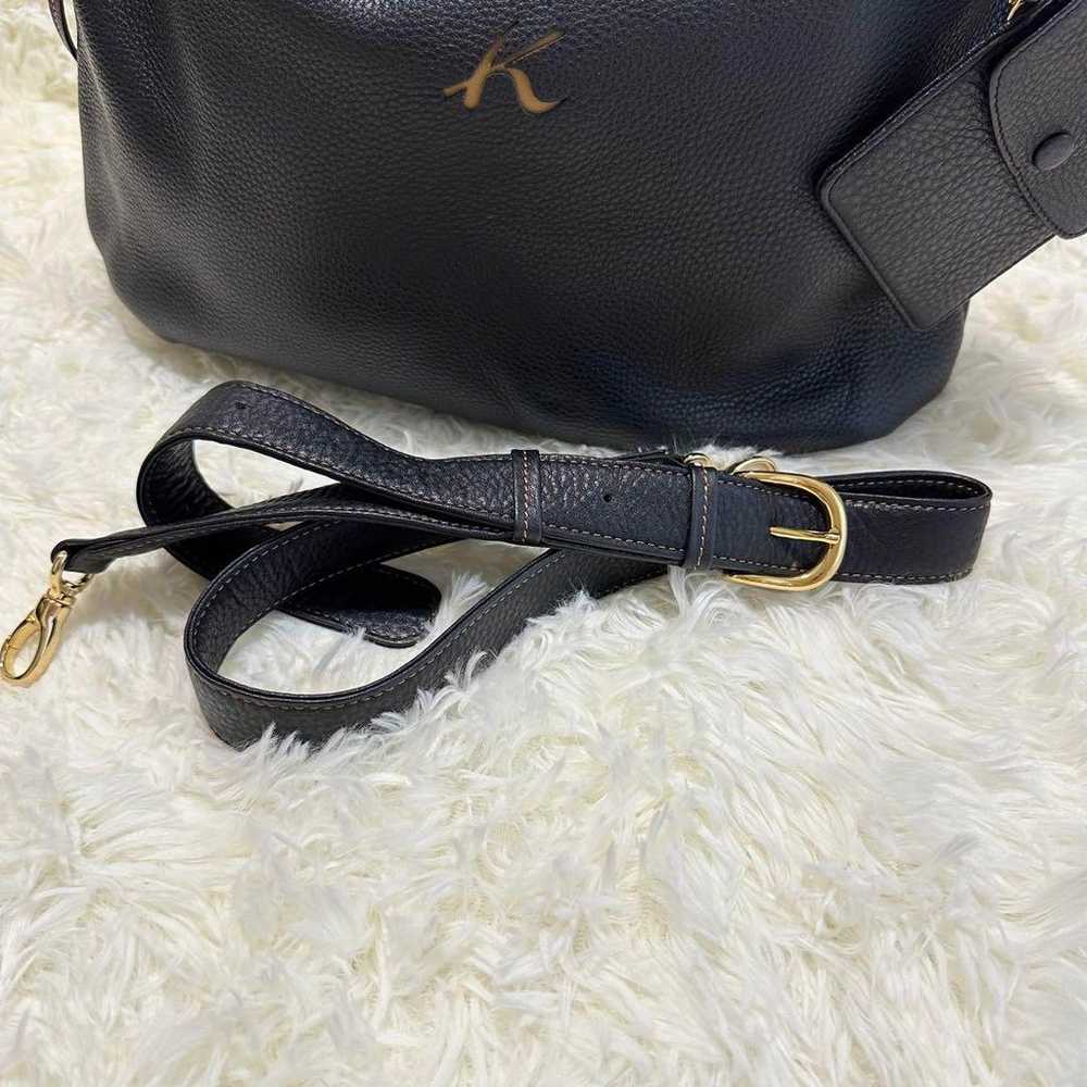 Kitamura 2way shoulder bag with shop bag and mini… - image 3