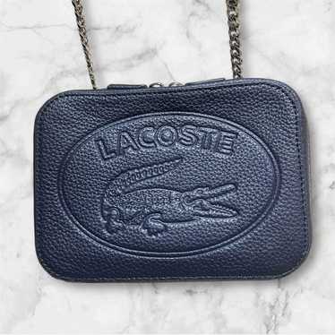 LACOSTE Chain Shoulder Bag Navy - image 1