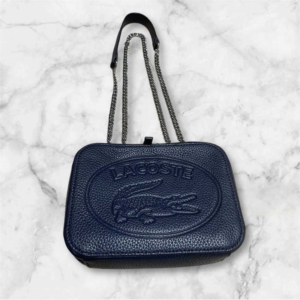 LACOSTE Chain Shoulder Bag Navy - image 2