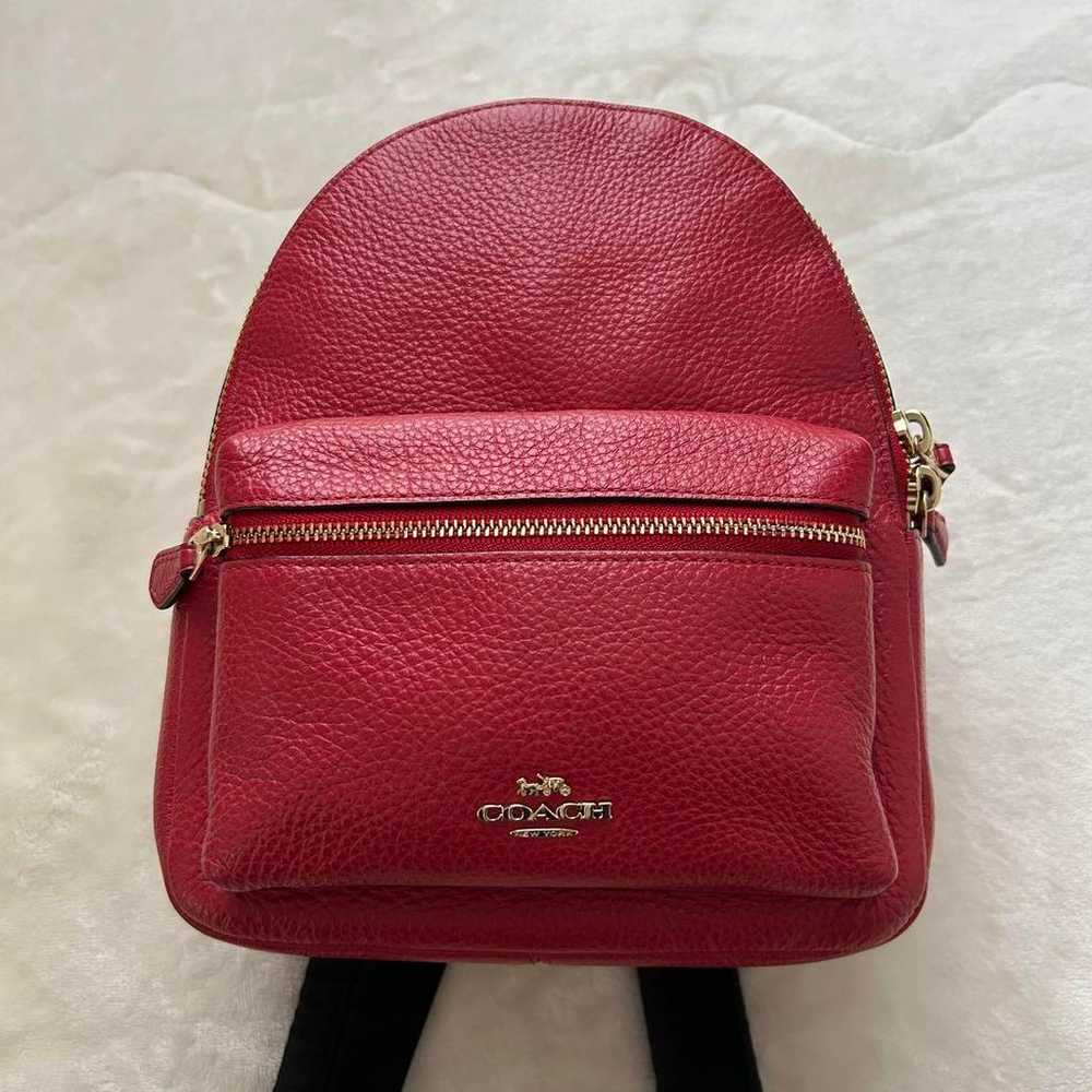 Excellent Condition COACH Backpack Mini Leather R… - image 2