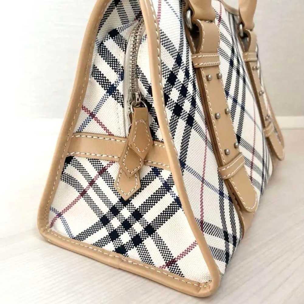 Burberry Nova Check Handbag Beige with stand func… - image 10