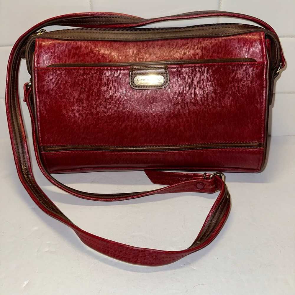 vintage liz claiborne purse -  crossbody or shoul… - image 2