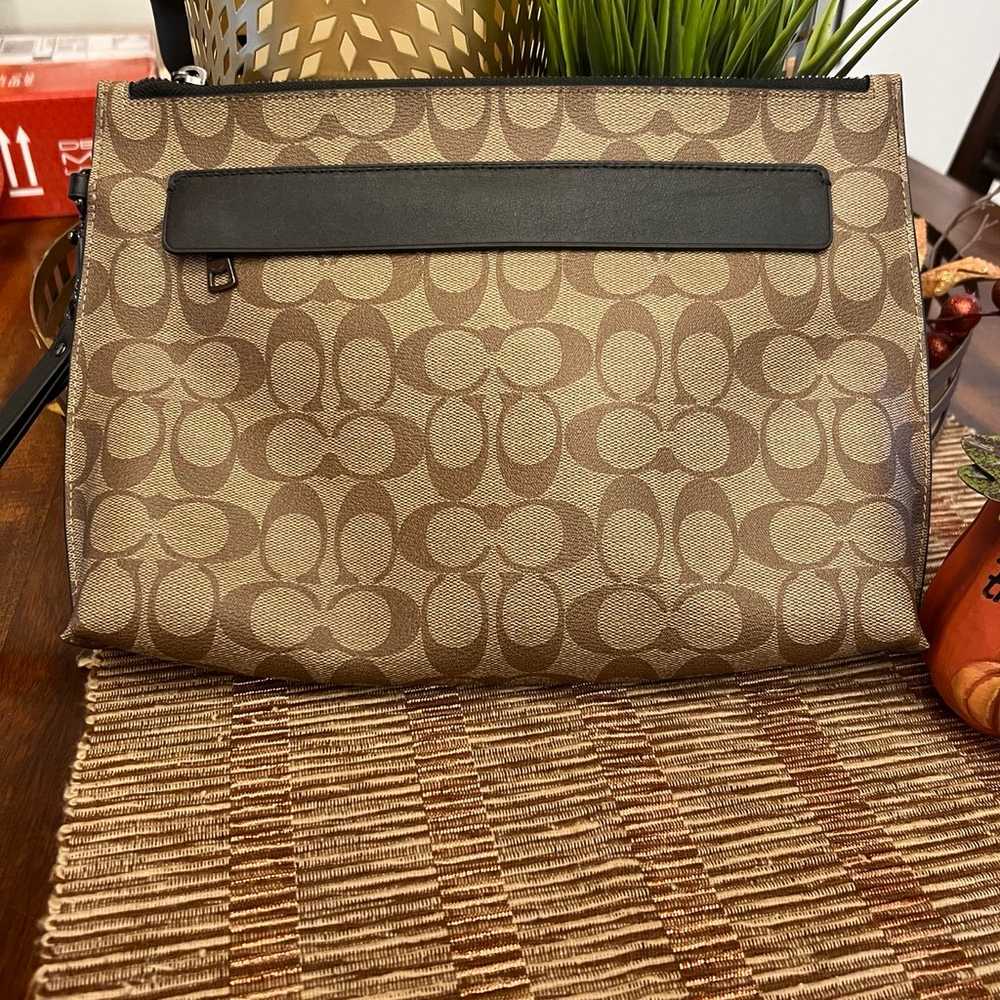 Authentic Gently used Coach Clutch. - image 1