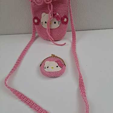 Vintage Rare 2000 Hello Kitty Sanrio Cute Pink Cr… - image 1