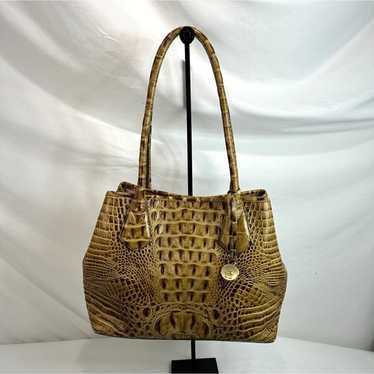 BRAHMIN Women's Finley Carryall Pecan Melbourne E… - image 1