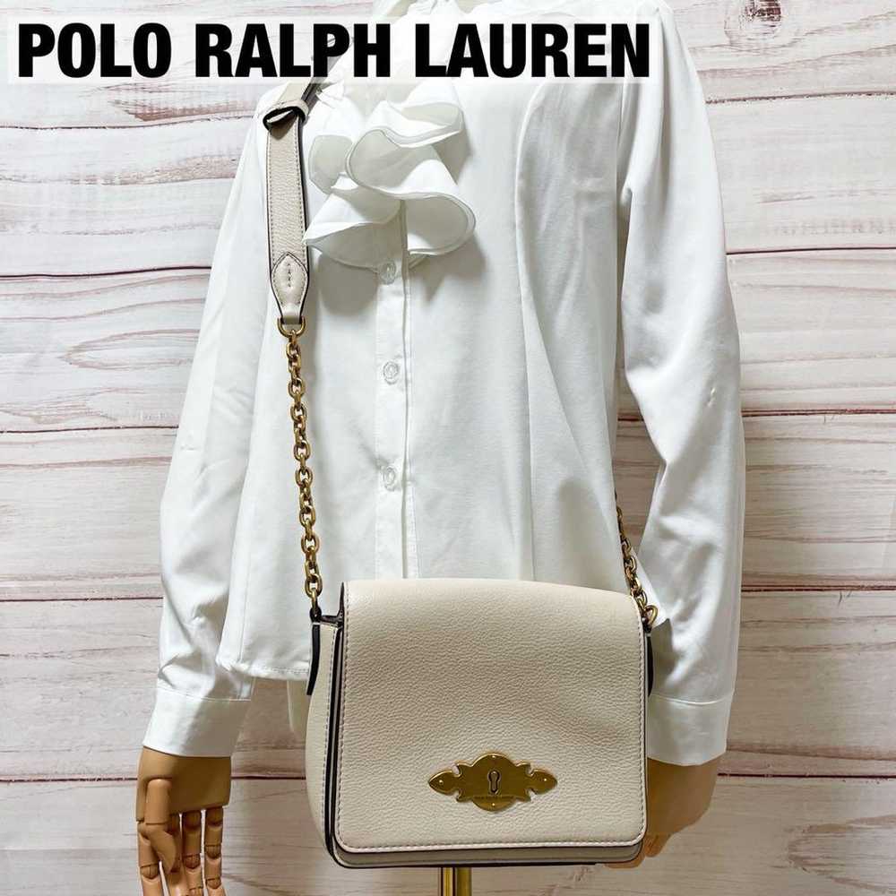 Polo Ralph Lauren Shoulder Bag All Leather Crossb… - image 1