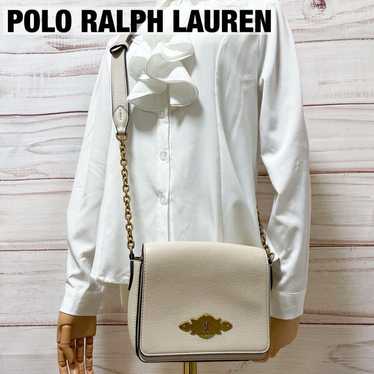 Polo Ralph Lauren Shoulder Bag All Leather Crossb… - image 1