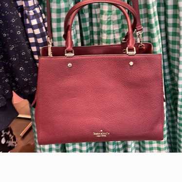 Kate Spade Leila Satchel Chestnut brown