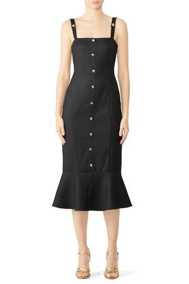 Rachel Zoe Black Camille Midi Dress