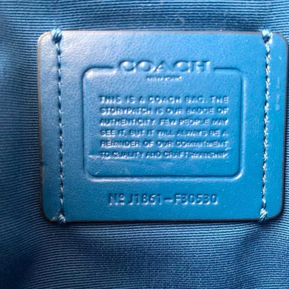 【COACH】Coach Backpack Mini Backpack Blue Andy - image 10