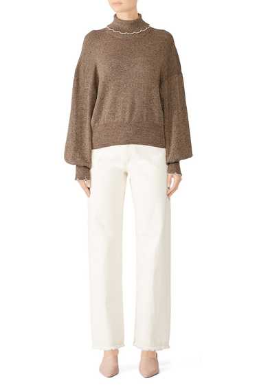 See by Chloé Chestnut Turtleneck Sweater