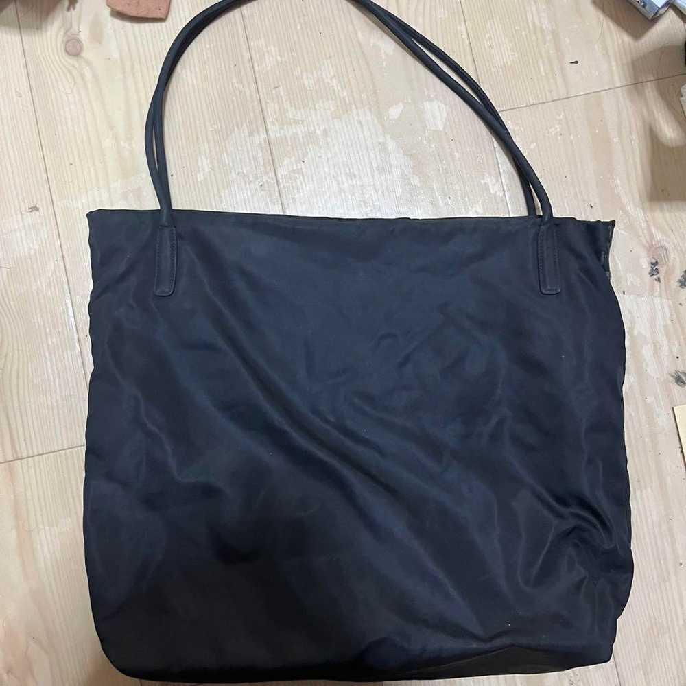 PRADA tote bag in black nylon. - image 2