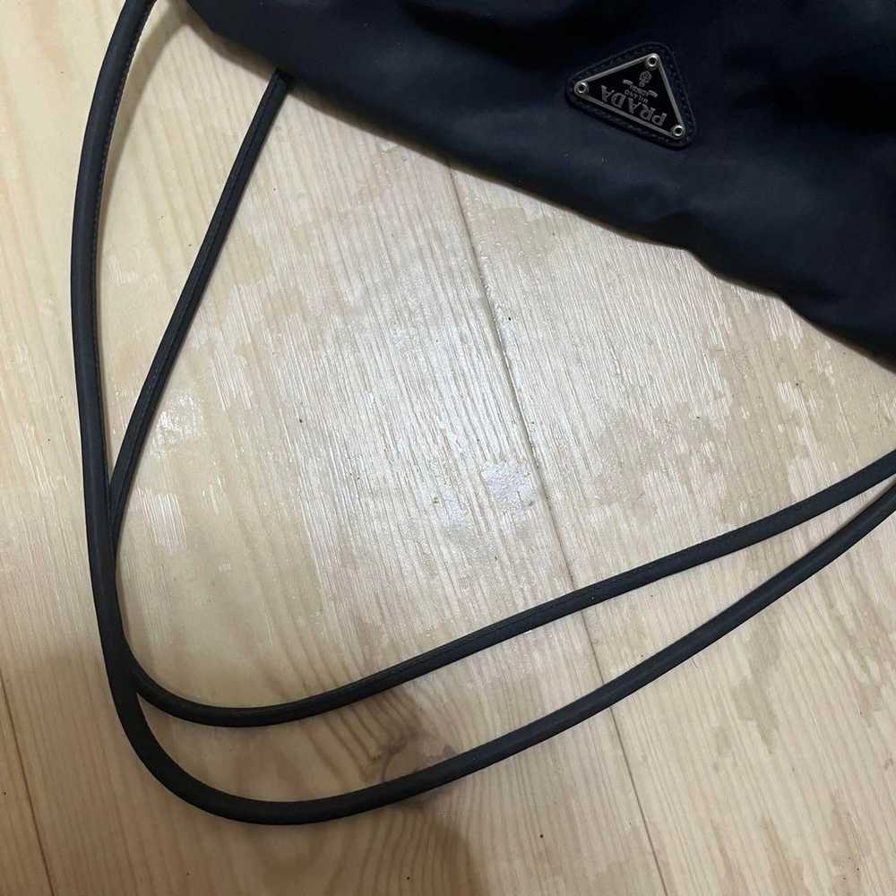 PRADA tote bag in black nylon. - image 3