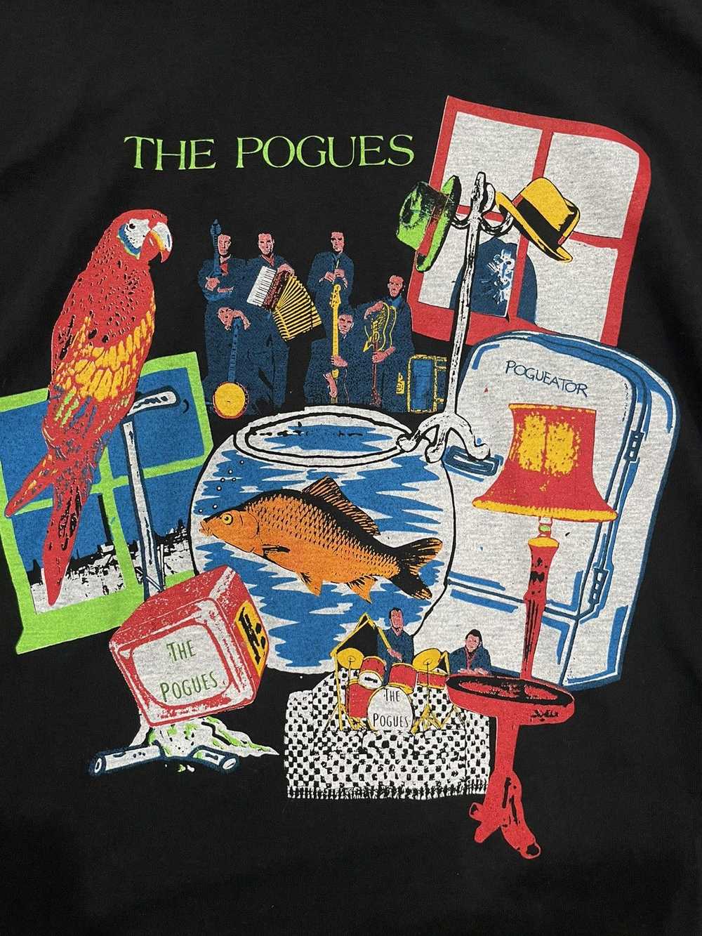 Band Tees × Vintage Vintage 90s The Pogues Punk B… - image 3