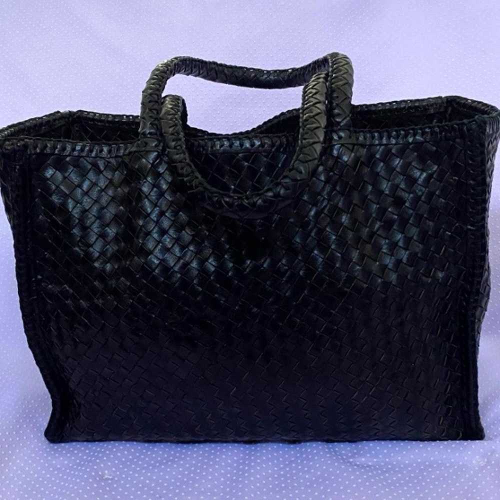 Helen Kaminski woven leather tote - image 1