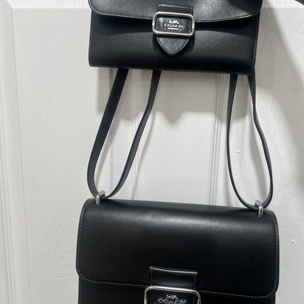 Black Leather MK BAG - image 3