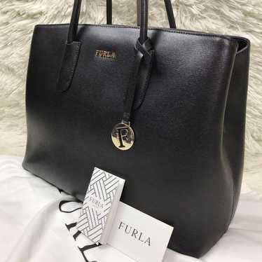 【Brand New】FURLA Saffiano Leather Tote Bag A4 Size