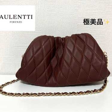 【Excellent Condition】AULENTTI Quilted Leather Chai