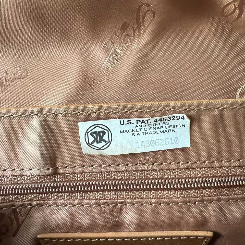 Vintage Fossil Brown Leather Women's Clutch 75082… - image 10