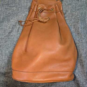 Old Gucci Bamboo Leather One Shoulder Bag Camel - image 1