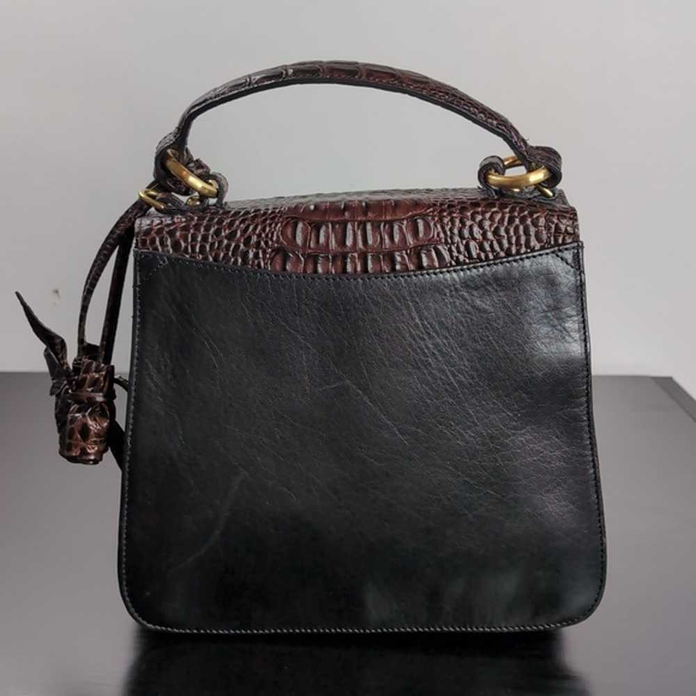 Brahmin Vittoria Rose Tuscan Pecan and Black with… - image 9