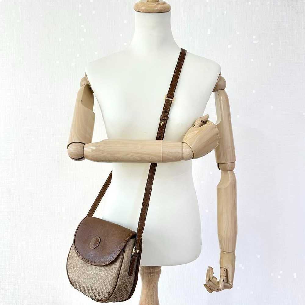 GUCCI Shoulder Bag GG Pattern Brown Beige Leather - image 3