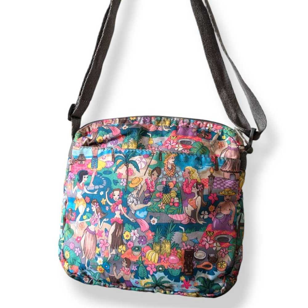 LeSportsac shoulder bag cross pouch polyester Haw… - image 2