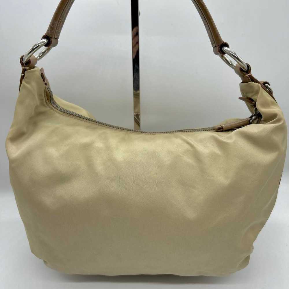 Current Prada Nylon One Shoulder Bag Triangle Log… - image 3